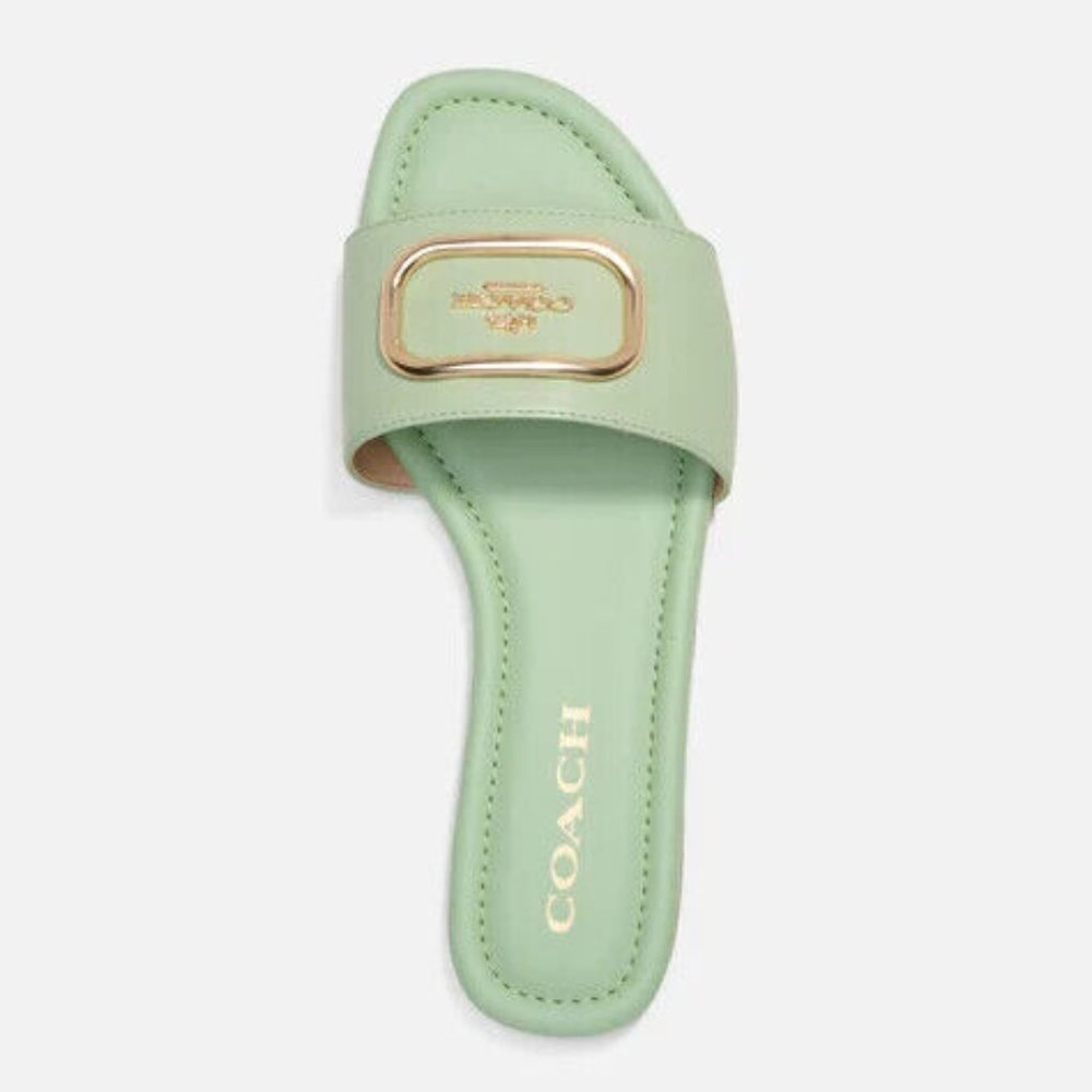 Coach Evy Sandal Pale Pistachio - Picture 2 of 3